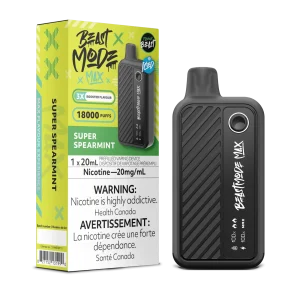 Super Spearmint Iced Flavour Beast Mode Max – Disposable Vape