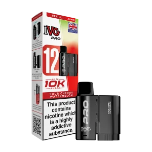 Sour Cherry Watermelon IVG Pro 12 Refill Pack
