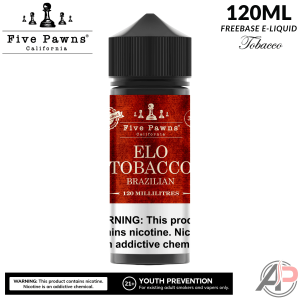 Five Pawns Elo Tobacco E-Liquid 120mL