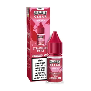 Doozy Vape Seriously Clear Strawberry Twist 10ml Nic Salt