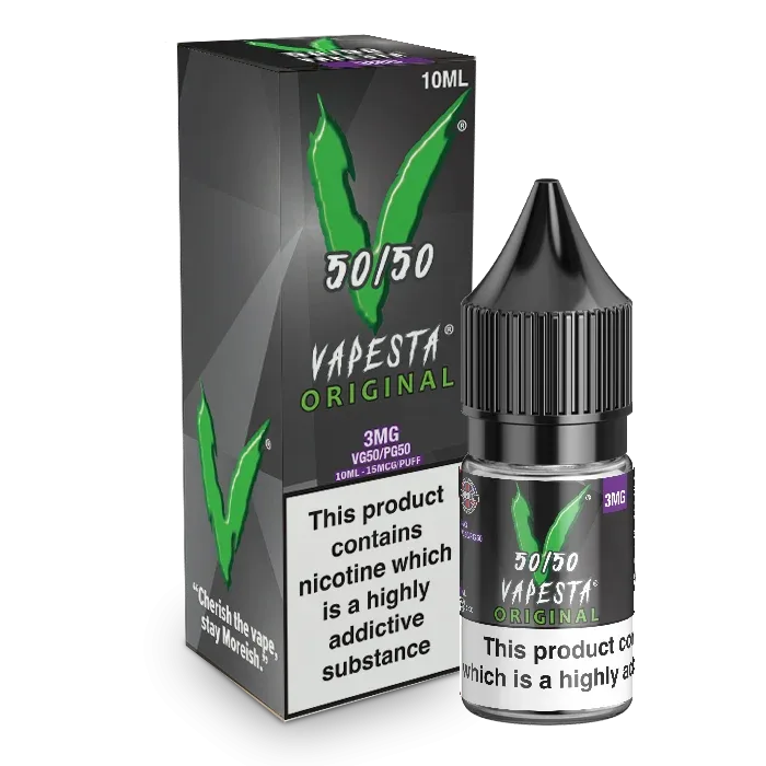 Vapesta Original 50/50 10ml E-Liquid
