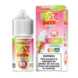Pod Juice X Raz Watermelon Gush Ice Nixodine Salt 30ML E-Juice