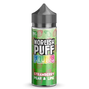 Moreish Puff Fruits Strawberry, Pear & Lime 100ml Shortfill