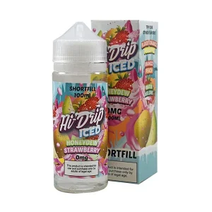 Hi Drip Iced Honeydew Strawberry 100ml Shortfill (Short Date / Out of Date)