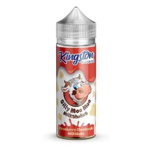 Kingston Silly Moo Moo Milkshake Strawberry Cheesecake 100ml Shortfill