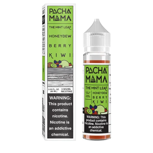 Pachamama The Mint Leaf Honeydew Berry Kiwi 60ml Vape Juice | $9.95