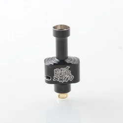 Rekavape Wick'd Remix'd Sturdy MFG Style RBA Bridge for Billet / BB / Boro Tank - Black, Air Pins 1.2, 2, 2.5, 3, 3.5, 4, 4.5mm