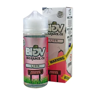 Big 5 Lion Pomegranate & Lychee on Ice 100ml Shortfill