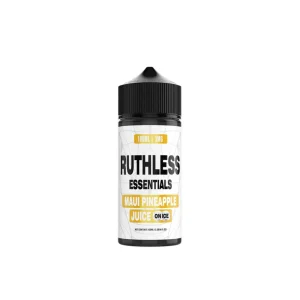 Ruthless Essentials Maui Pineapple Juice On Ice 100ml E-Juice