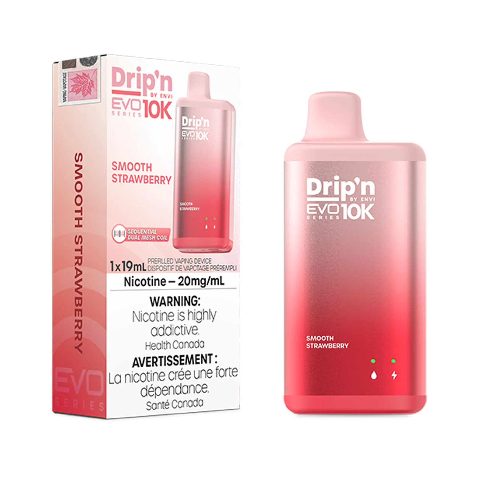Smooth Strawberry Drip’n EVO 10K - Image 2