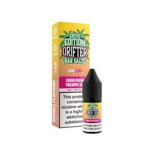 Drifter Bar Salts Exotic Edition Guava Peach Pineapple Ice 10ml Nic Salt E-liquid