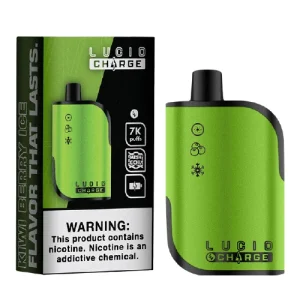 Kiwi Berry Ice Disposable Vape (7000 Puffs) by Lucid Charge - Ejuice Store