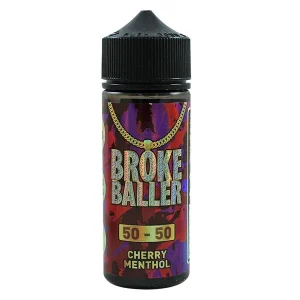 Broke Baller Cherry Menthol 80ml Shortfill