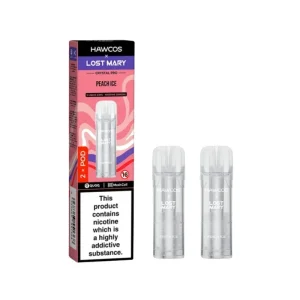 Hawcos X Lost Mary Crystal Pro Peach Ice Refill Pods