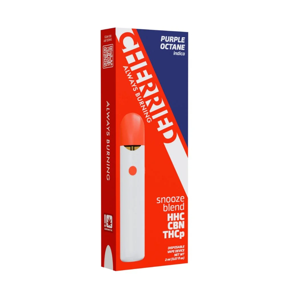 Cherried Snooze Blend Dispo 2G – THC-P, HHC & CBN Sleep Vape - Image 2