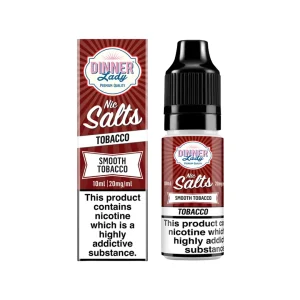 Dinner Lady Smooth Tobacco 10ml Nic Salt