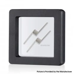 Authentic Thunder Cloud Recoil Hand Craft Ni80 3-Core Alien Coil - Opposite, 26ga x 3 + 38ga, 0.3ohm (2 PCS)