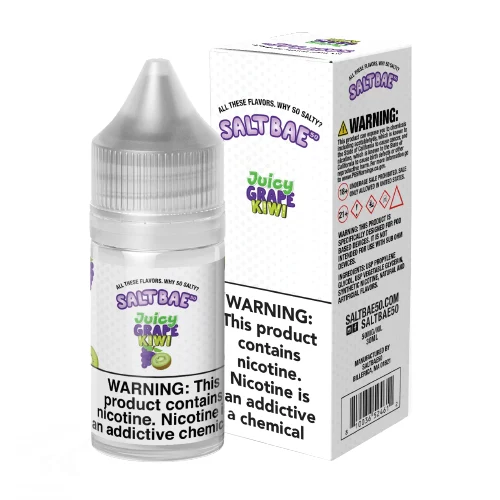SaltBae50 Juicy Grape Kiwi Nicotine Salt Vape Juice