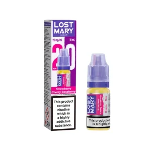 Lost Mary Strawberry Cherry Raspberry 10ml Nic Salt