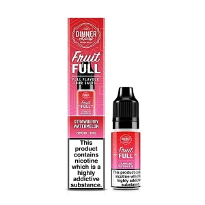 Dinner Lady Fruit Full Strawberry Watermelon 10ml Nic Salt