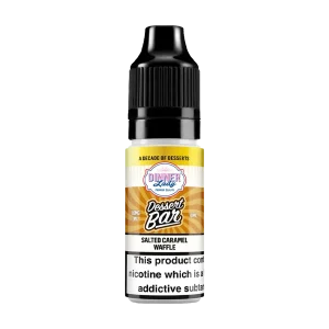 Salted Caramel Waffle Nic Salt by Dinner Lady Dessert Bar Range