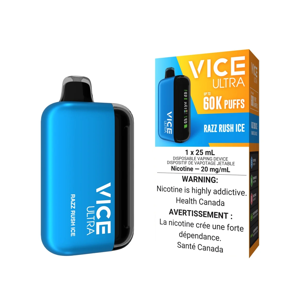 Razz Rush Ice Vice Ultra – Disposable Vape