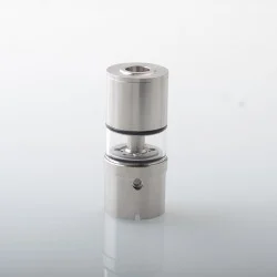 YFTK All in One Tank Cap 7.0ml for Flash e-Vapor V4.5S+ / V4.5 Style RTA - Silver, Upgrade Version