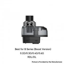[Ships from Bonded Warehouse] Authentic GeekVape Aegis Hero 5 Replacement Empty Pod Cartridge - Iron Black, 6.5ml (1 PC)