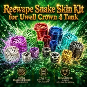 Reewape Snake Skin Kit for Uwell Crown 4 Tank