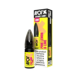 Riot X Pink Lemon & Lime Nic Salt 10ml
