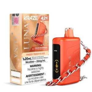 Frizzy Peach G Ice Kraze Luna Disposable