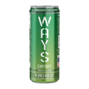 Frozen Lime ENGAGE WAYS Energy Drink 12oz
