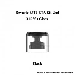 Authentic Ambition Mods Nano Tank Kit for Revorie MTL RTA - Black, 2.5ml
