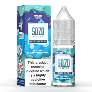 SQZD On Ice Blue Raspberry 10ml Nic Salt