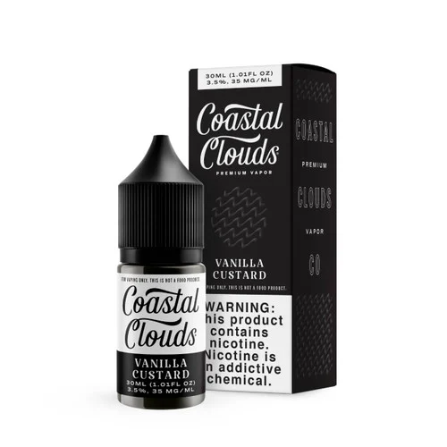 Coastal Clouds Vanilla Custard 30ml Salt E-Juice - Image 2
