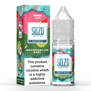 SQZD On Ice Watermelon Kiwi 10ml Nic Salt