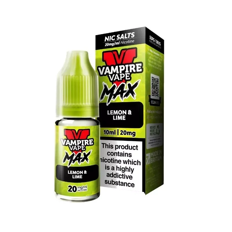 Vampire Vape MAX Lemon & Lime 10ml Nic Salt