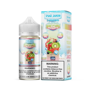 Pod Juice Freeze Strawberry Kiwi Pomberry TF 100ml Vape Juice