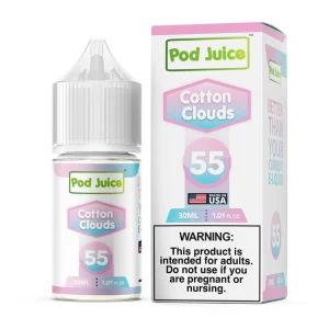 Pod Juice Cotton Clouds Nixodine Salt 30ML E-Juice