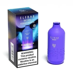 Elf Bar Blue Razz Ice EBDESIGN BB3500 Disposable Vape Kit 650mAh