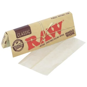 Raw Single Wide Papers (Pack of 1)-1COUNT Classic