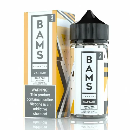 Bam's Cannoli Captain Cannoli 100ml E-Juice - Image 2