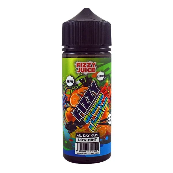 Fizzy Juice Orange Licorice 100ml Shortfill