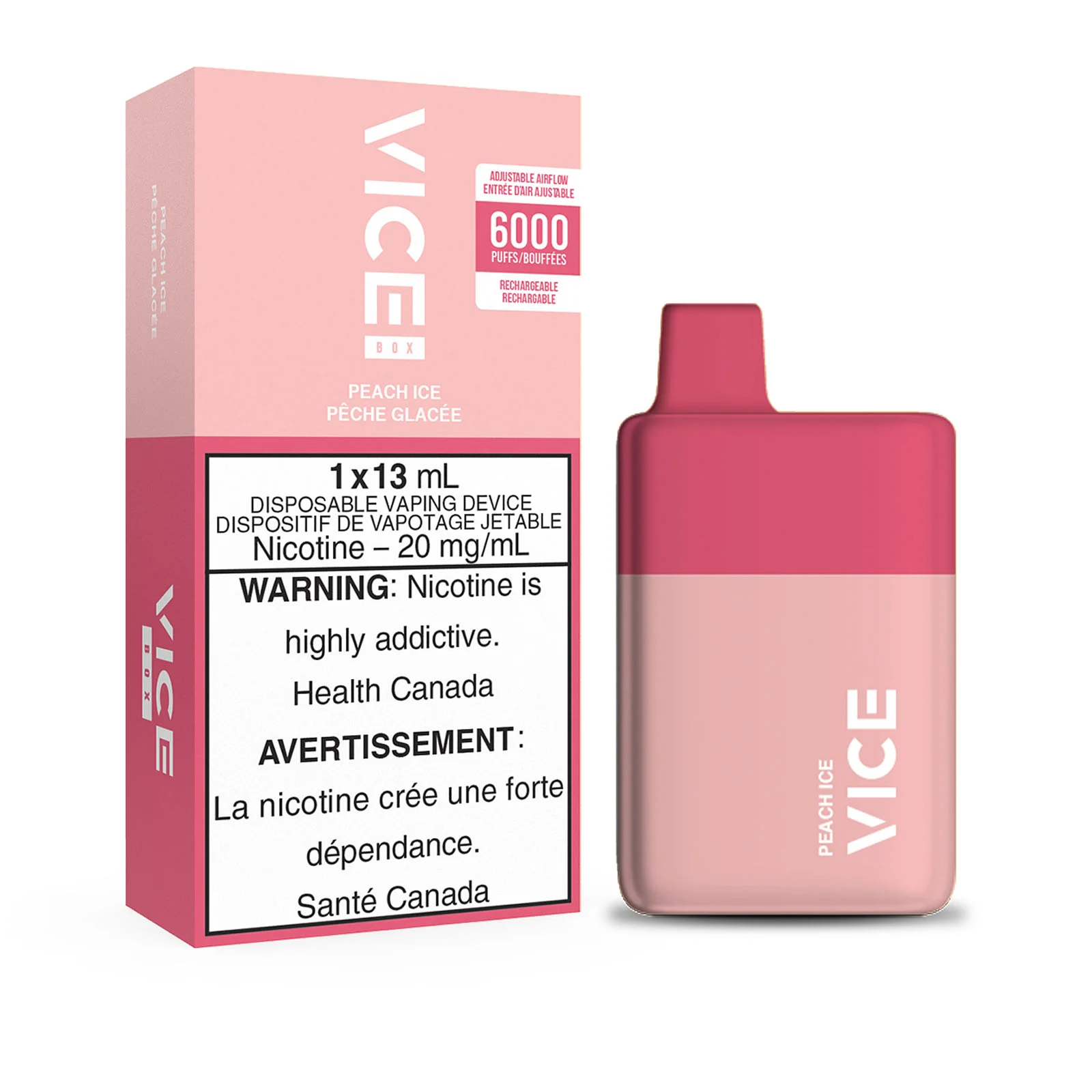 Peach Ice Vice Box – Disposable Vape