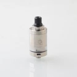 Skyline-R Style RTA Final Edition Rebuildable Tank Atomizer - Silver, 3.2ml, 5 PCS Air Pins 0.8, 1.0, 1.2, 1.5, 2.0mm, 22mm