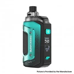 [Ships from Bonded Warehouse] Authentic GeekVape Aegis Hero 5 50W Pod Mod Kit - Quantum Cyan, VW 5~50W, 2000mAh, 6.5ml, 0.2ohm