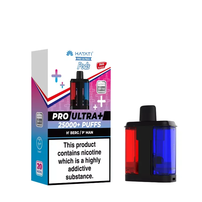 Hayati Pro Ultra Plus 25K H'Berg / P'Man Refill Pods
