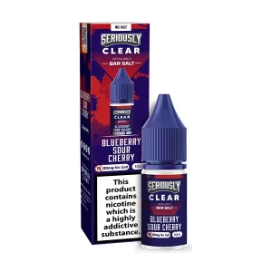 Doozy Vape Seriously Clear Blueberry Sour Cherry 10ml Nic Salt