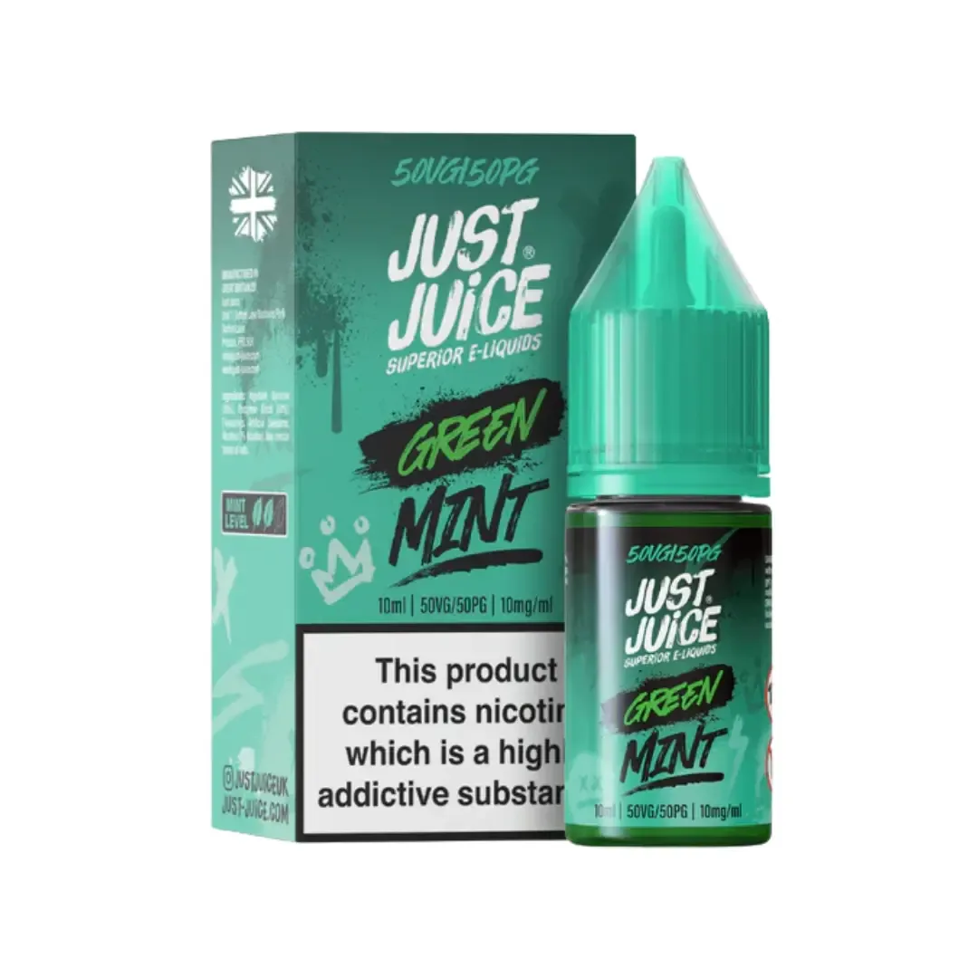 Just Juice Green Mint 10ml Nic Salt E-liquid