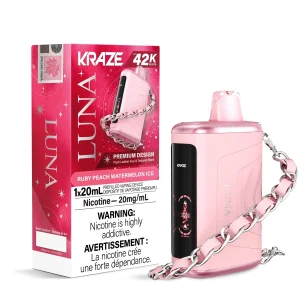 Ruby Peach Watermelon Ice Kraze Luna Disposable